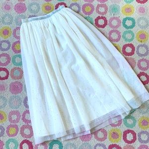 Cat & Jack Tulle long skirt with sparkles